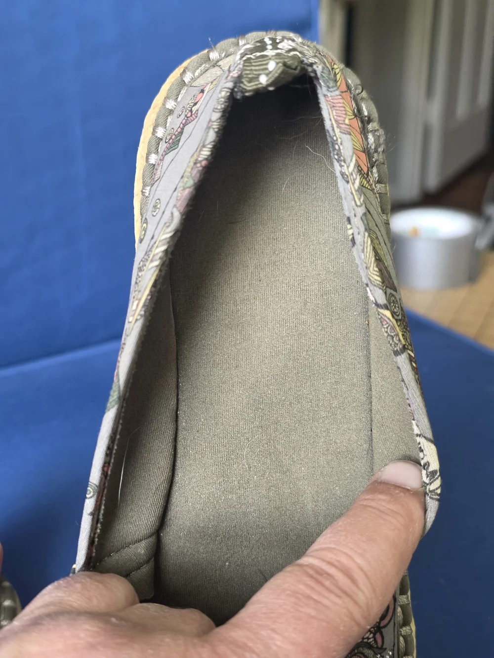 Sakroots Espadrille Slip-On Shoes Multicolor Textile Size 10 Boho Artsy